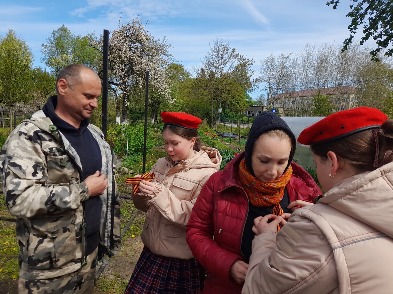Акция &amp;quot;Георгиевская ленточка&amp;quot;.